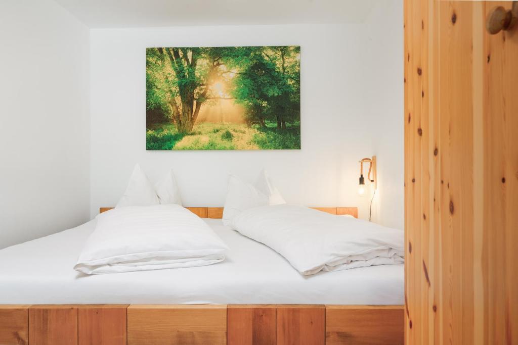 Postel nebo postele na pokoji v ubytování Hörandlhof