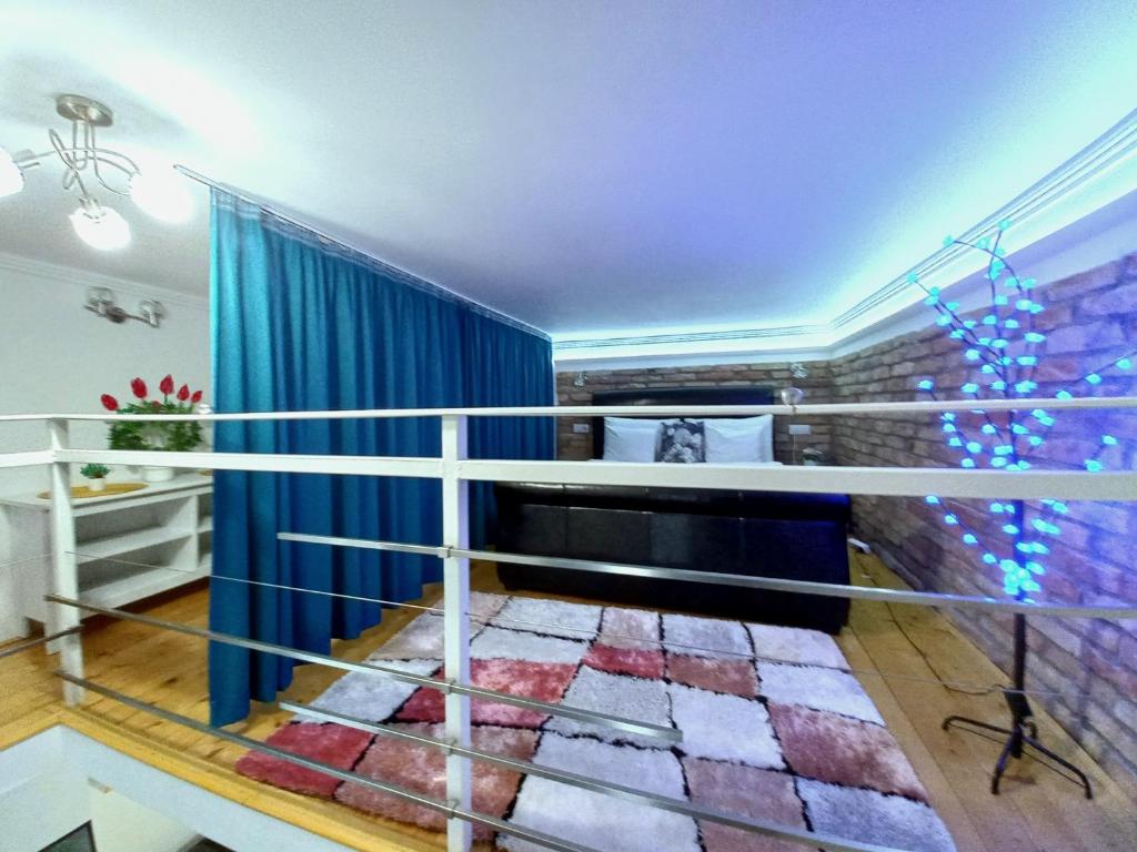 Posteľ alebo postele v izbe v ubytovaní Mariann's modern apartment in the city center