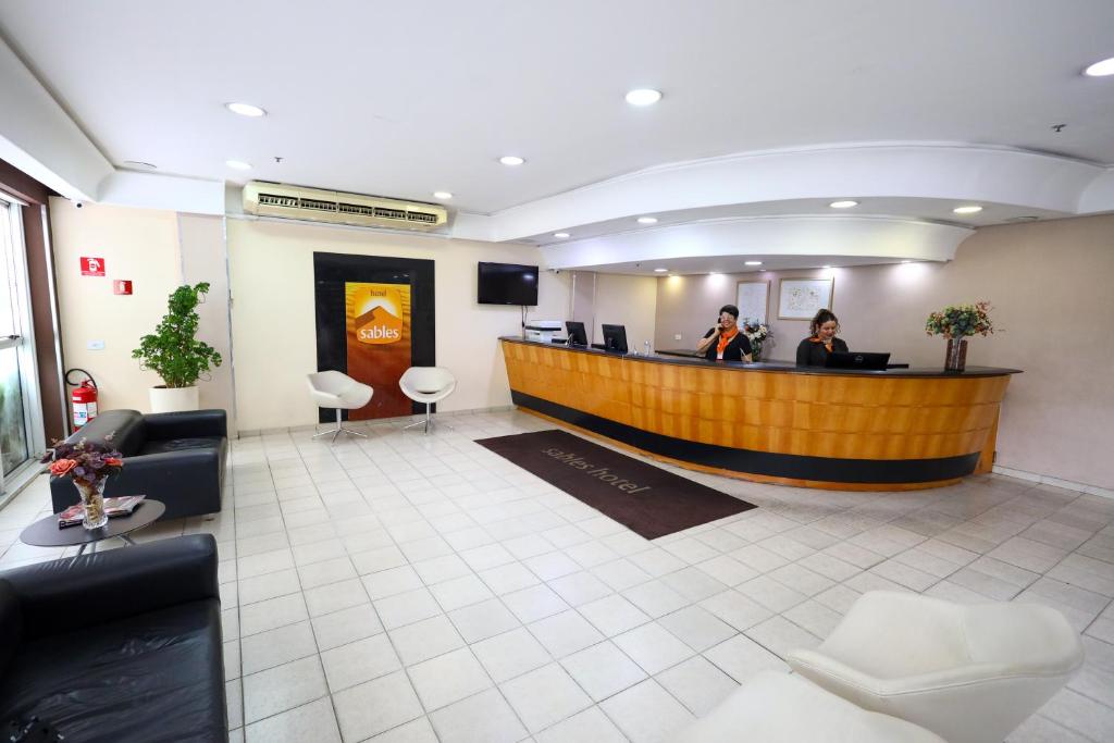 Vstupní hala nebo recepce v ubytování Sables Hotel Guarulhos