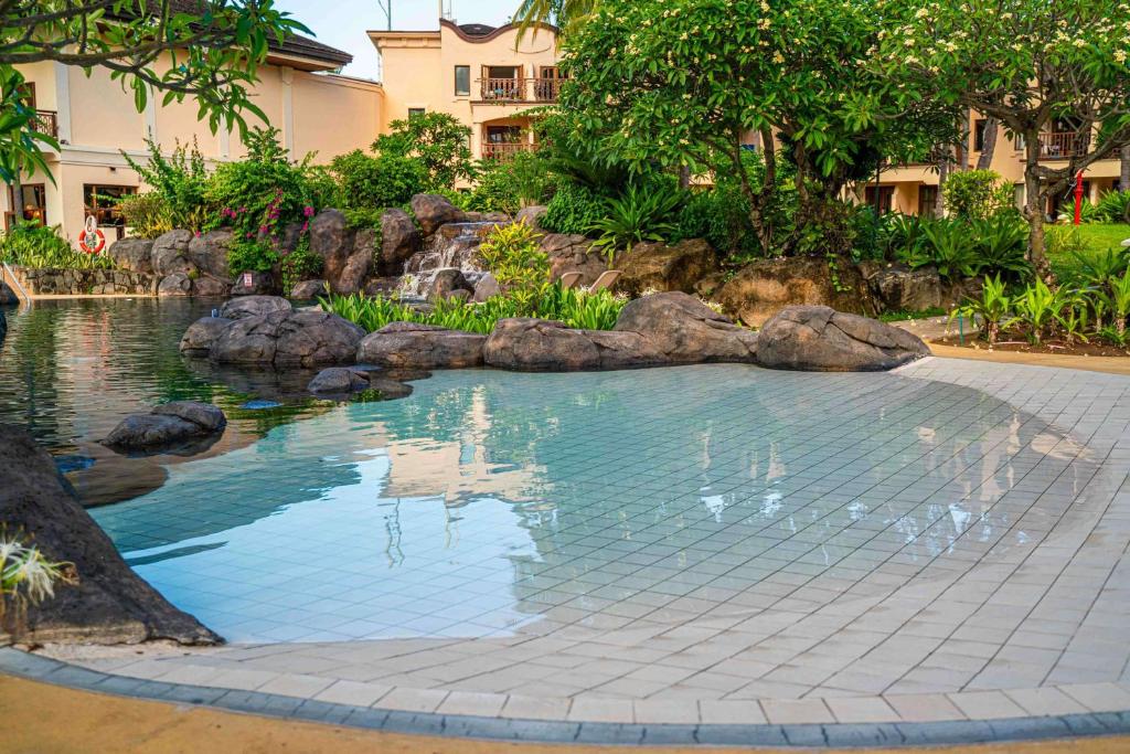 Bazén v ubytování Hilton Mauritius Resort & Spa nebo v jeho okolí