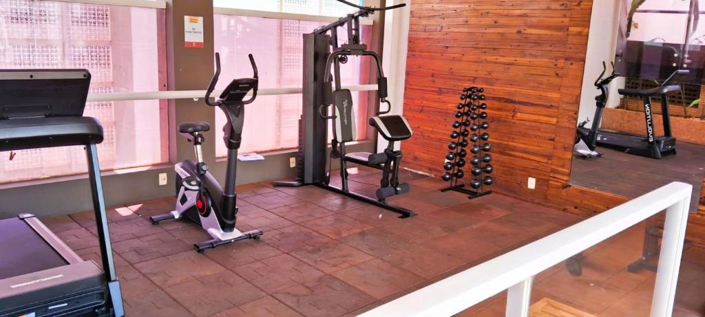 O centro de fitness e/ou as comodidades de fitness de Black Stream Hotel
