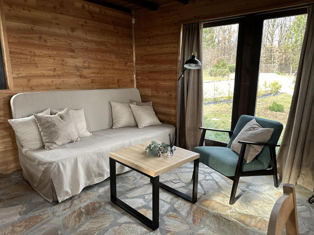 Posezení v ubytování Ozoni & Sauna