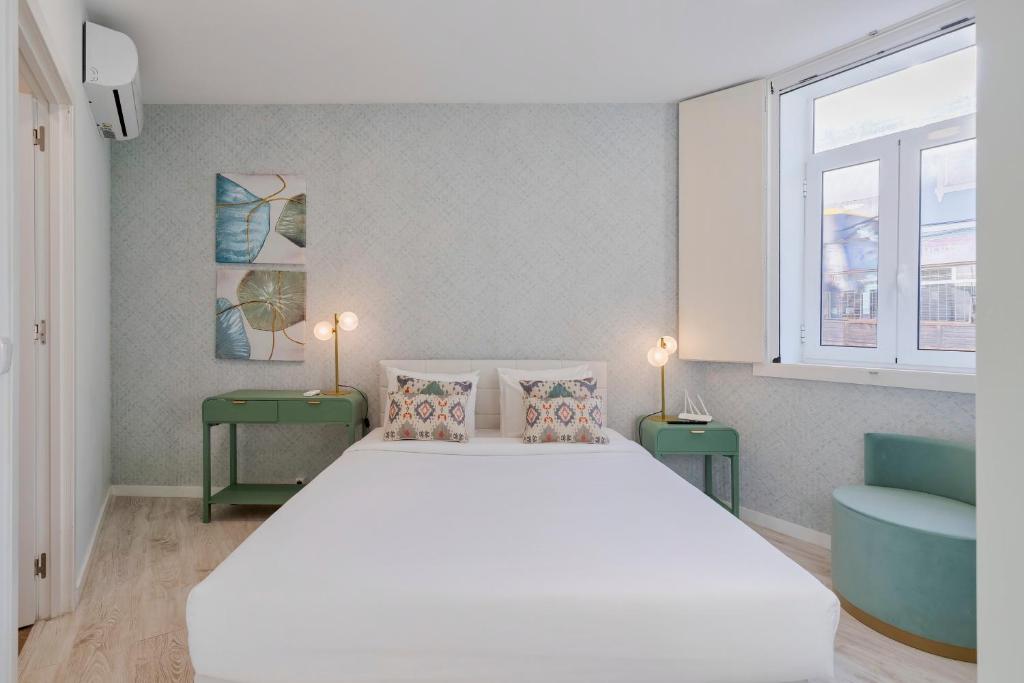 Postel nebo postele na pokoji v ubytování Garrett Premium I