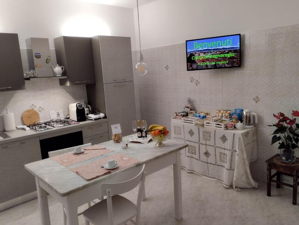 Kuchyň nebo kuchyňský kout v ubytování a CASA IDA