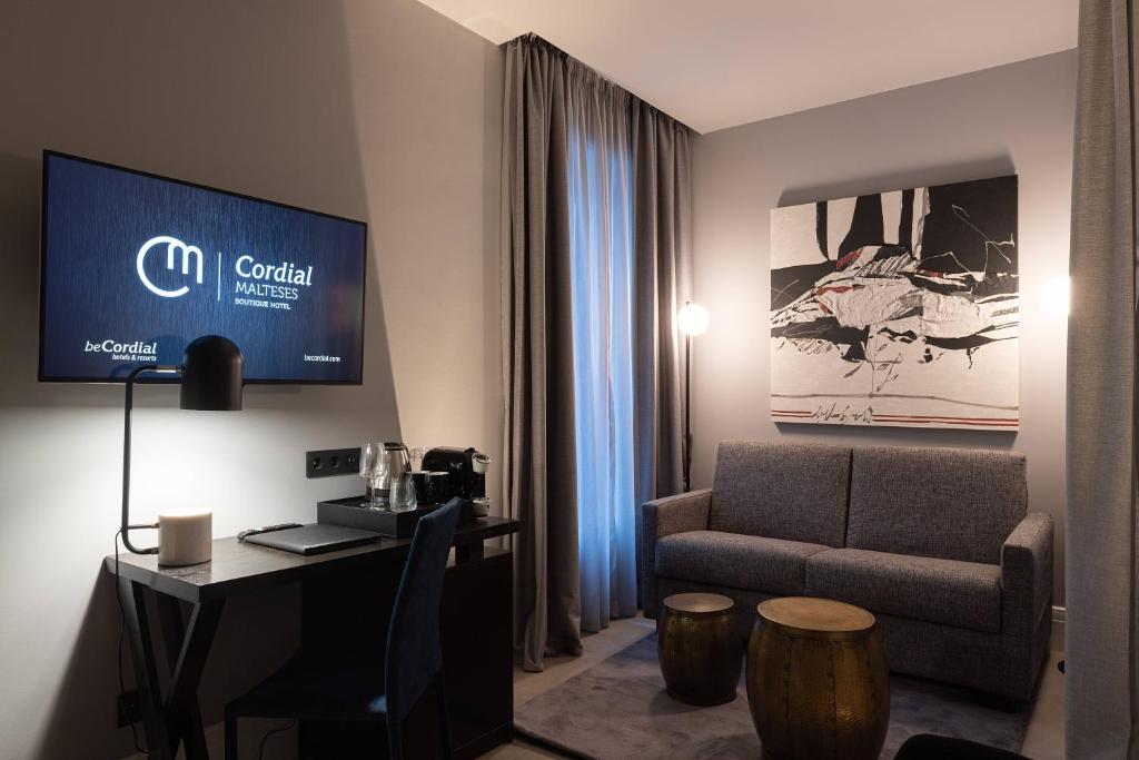 Boutique Hotel Cordial Maltesesにあるシーティングエリア