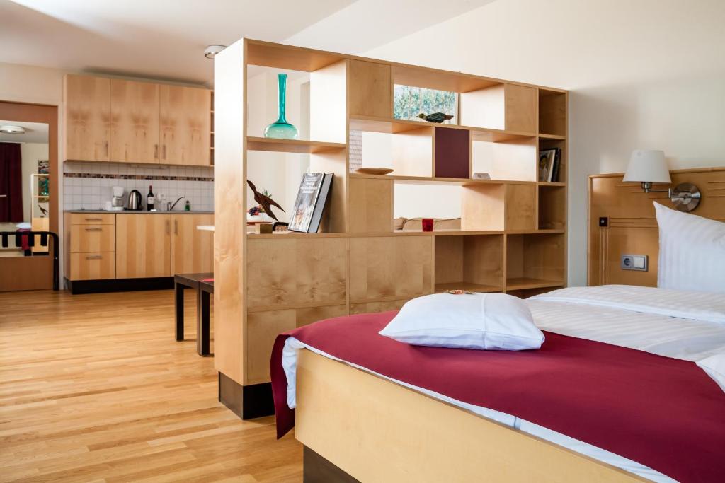 Kuchyň nebo kuchyňský kout v ubytování Spa Hotel Amsee