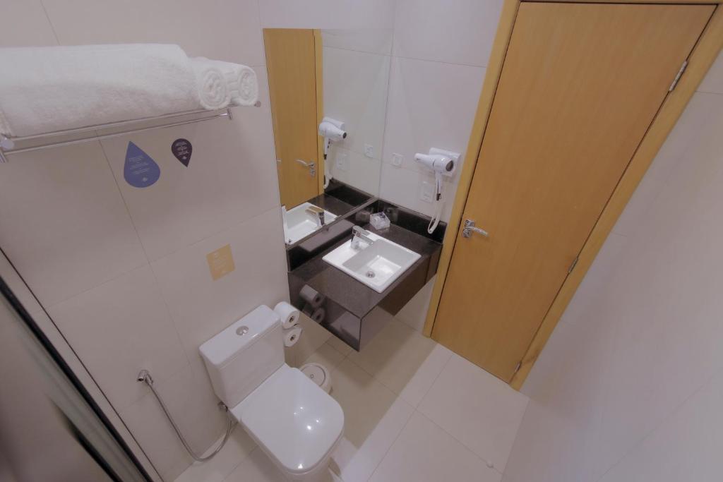 Koupelna v ubytování Adria Premium Hotel