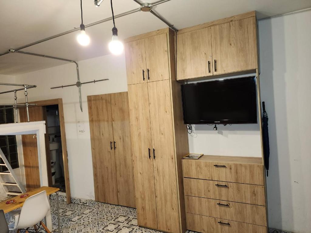 Kuchyň nebo kuchyňský kout v ubytování Samor centro histórico Bogota