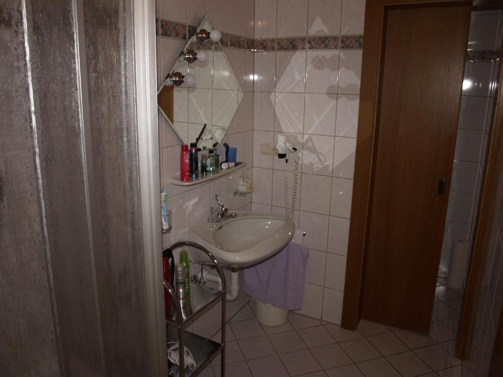Koupelna v ubytování Haus Binder