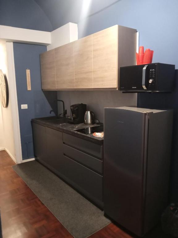 Kuchyň nebo kuchyňský kout v ubytování Plebiscito Suite Apartment