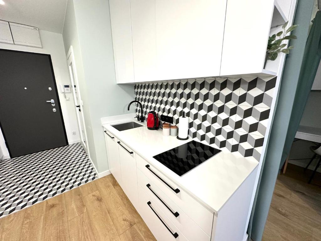 Kuchyňa alebo kuchynka v ubytovaní Prince4You Apartments