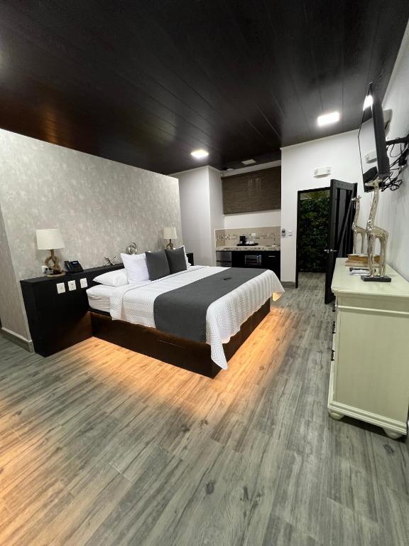 Postel nebo postele na pokoji v ubytování Hotel Boutique Casa Del Rio