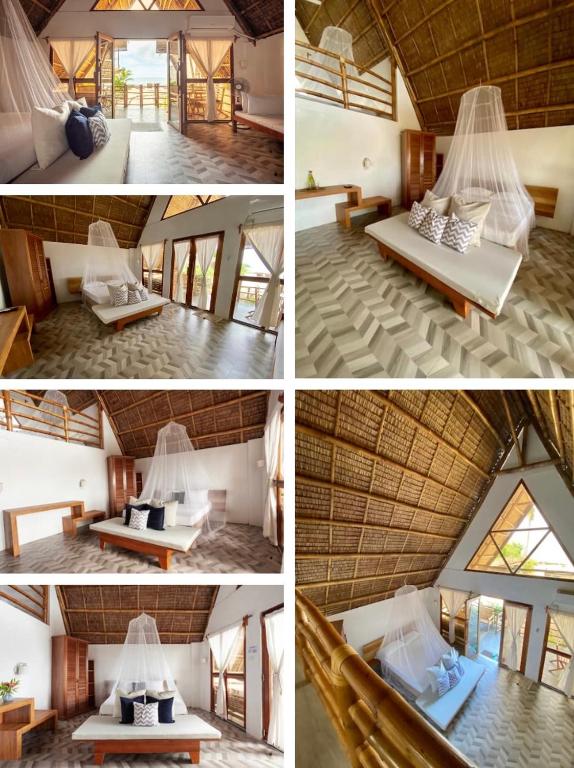 Postel nebo postele na pokoji v ubytování Surya Beach Resort Palawan