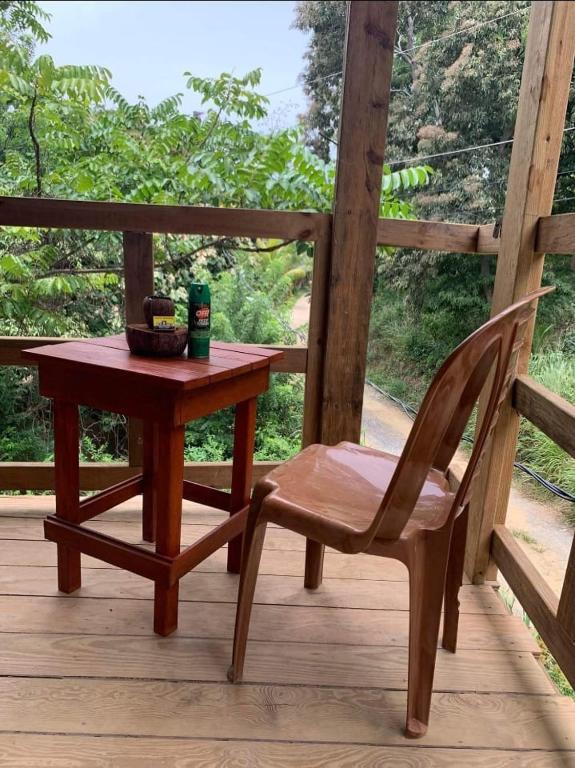 Balkón nebo terasa v ubytování TOnat Caribe Hostel01