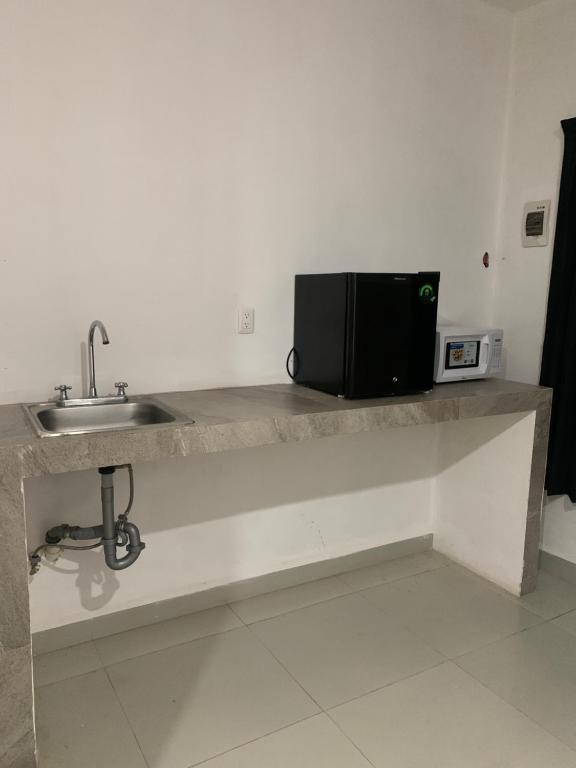 TV a/nebo společenská místnost v ubytování HOTEL SOÍ BACALAR