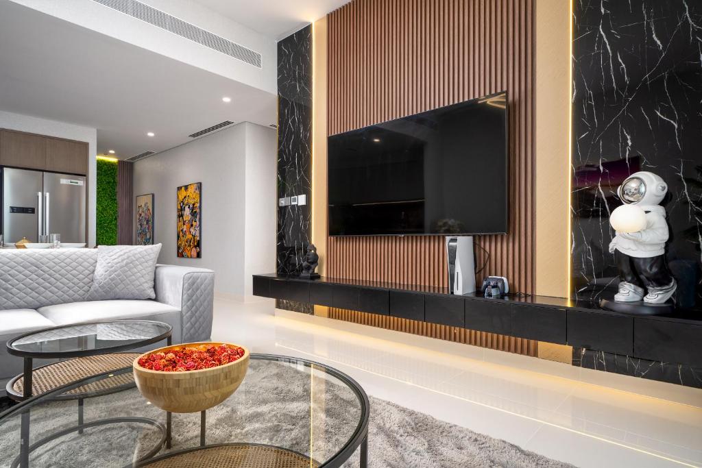 *ساحل خصوصی* بهترین نمای اقیانوس Emaar Beach Front