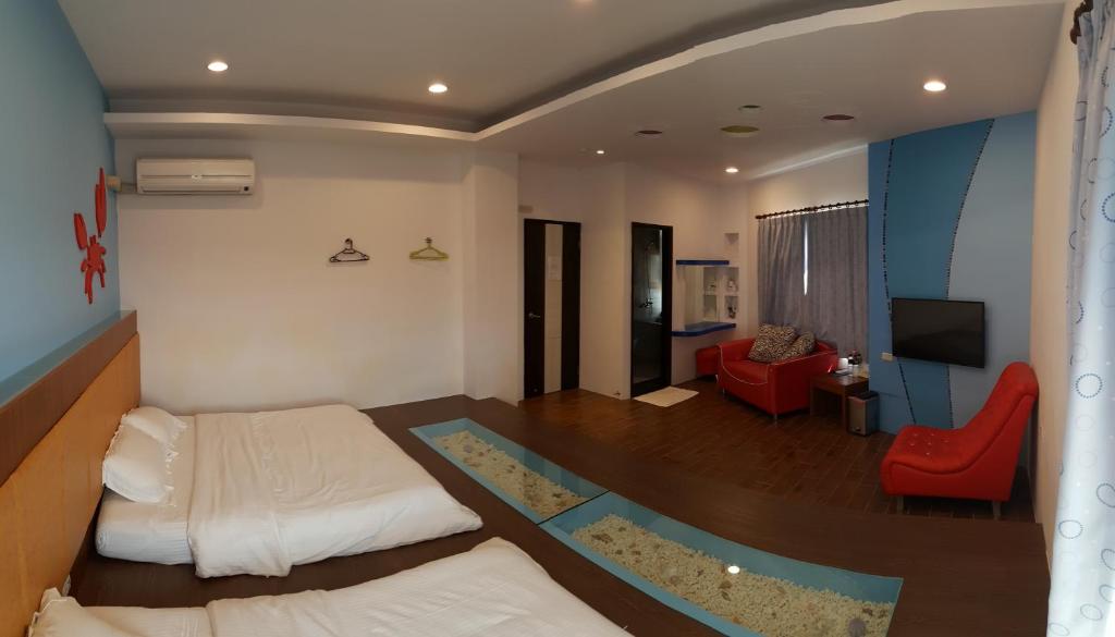 TV a/nebo společenská místnost v ubytování Easy Stay B&B
