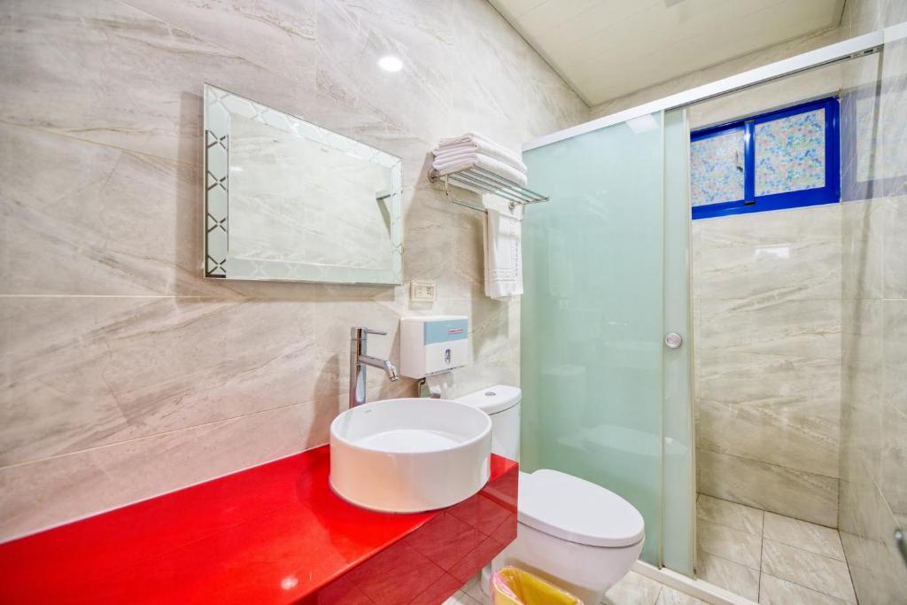 Koupelna v ubytování Easy Stay B&B