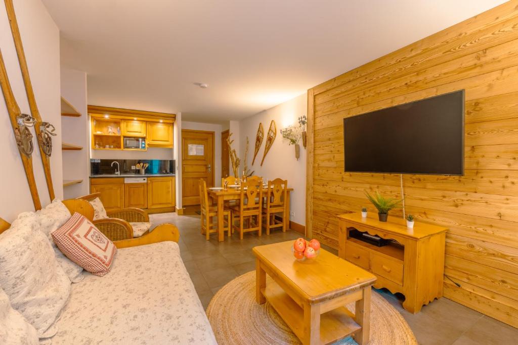 Vallorcine Apartments - Happy Rentals - Appartement Met één Slaapkamer