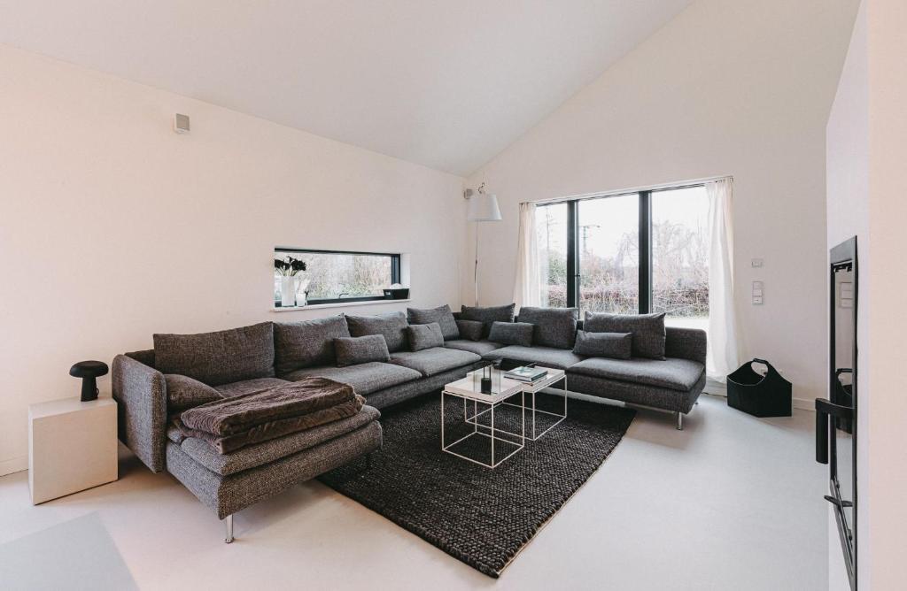 Χώρος καθιστικού στο Ferienhaus "Nurso"