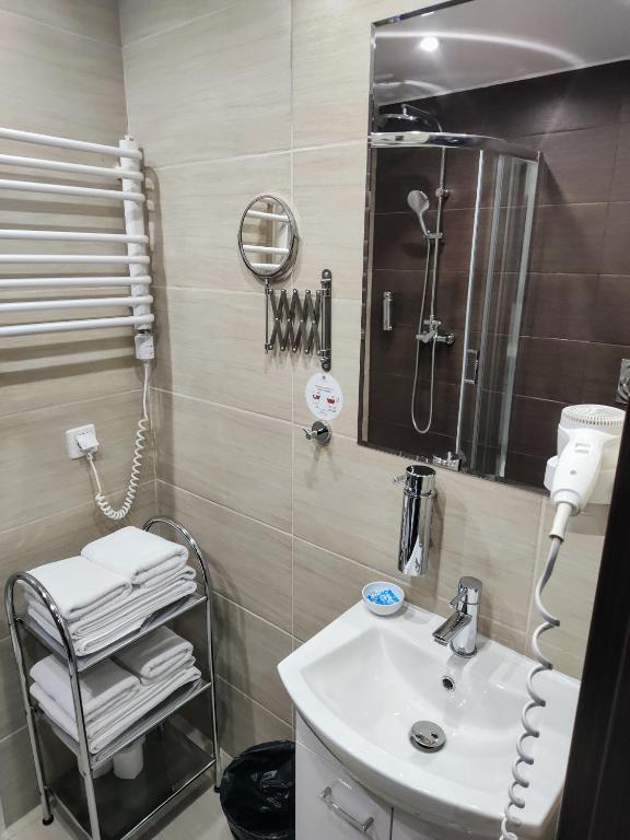 Koupelna v ubytování Boutique Hotel's III Piłsudskiego