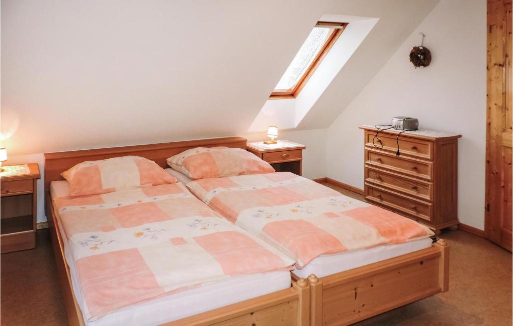 Postel nebo postele na pokoji v ubytování Liebevolles Ferienhaus