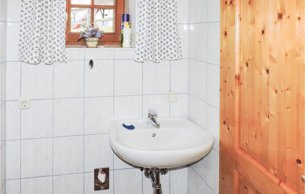 Koupelna v ubytování Liebevolles Ferienhaus