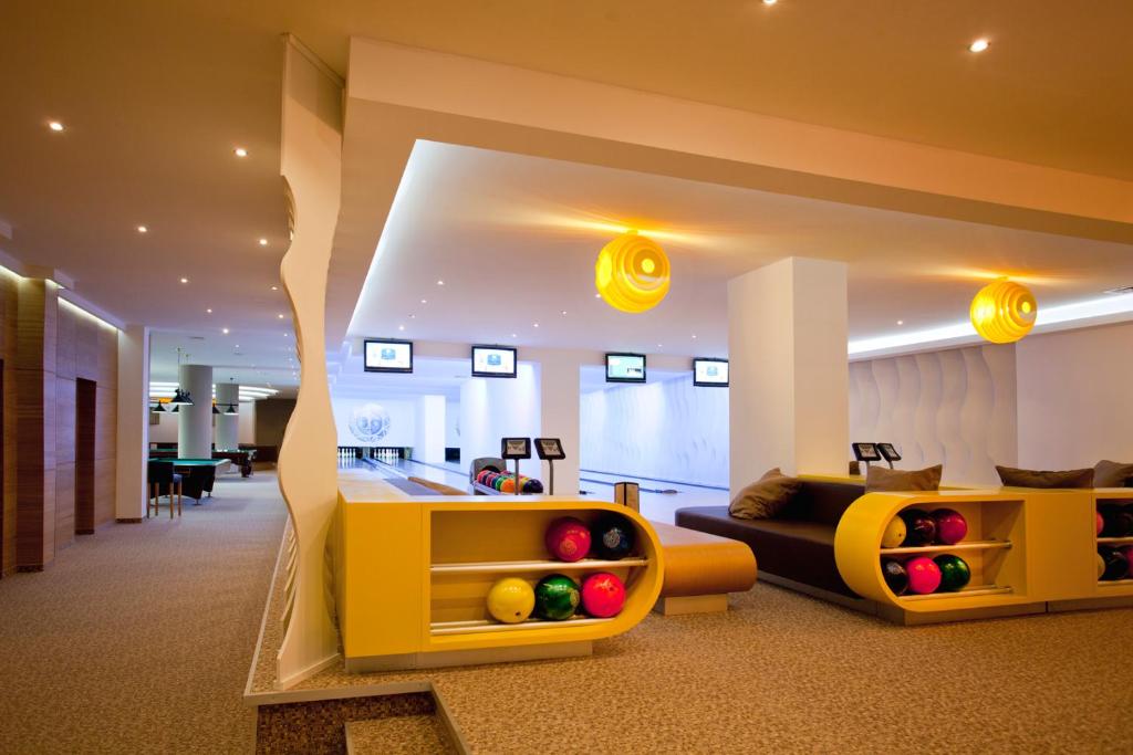 Posezení v ubytování Marco Polo Hotel Gudauri