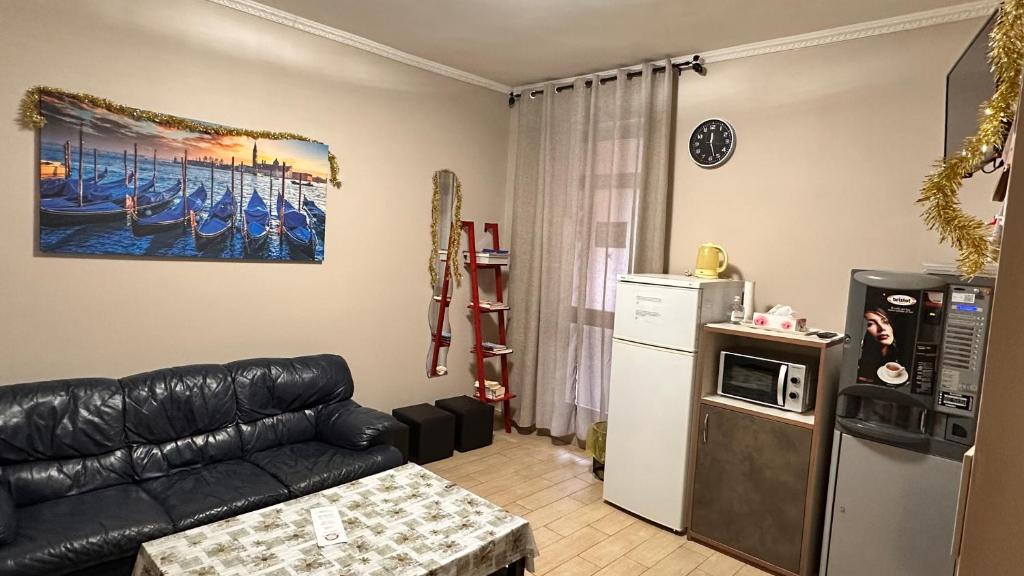 Kuchyň nebo kuchyňský kout v ubytování Nuova Locanda Belvedere