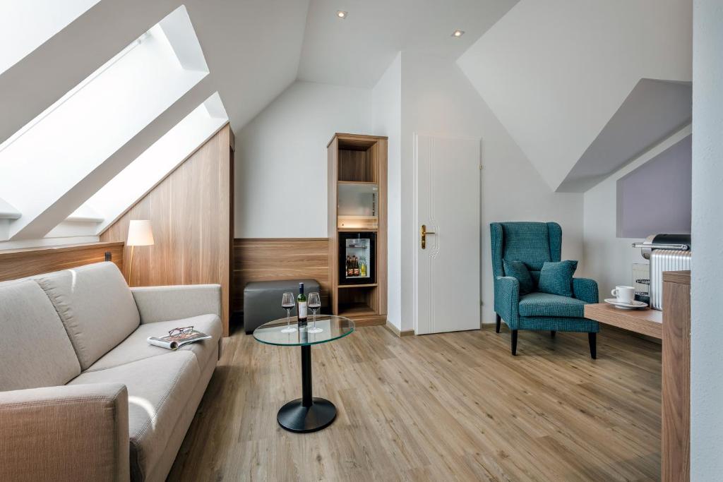 Posezení v ubytování IMLAUER Hotel Nestroy Wien