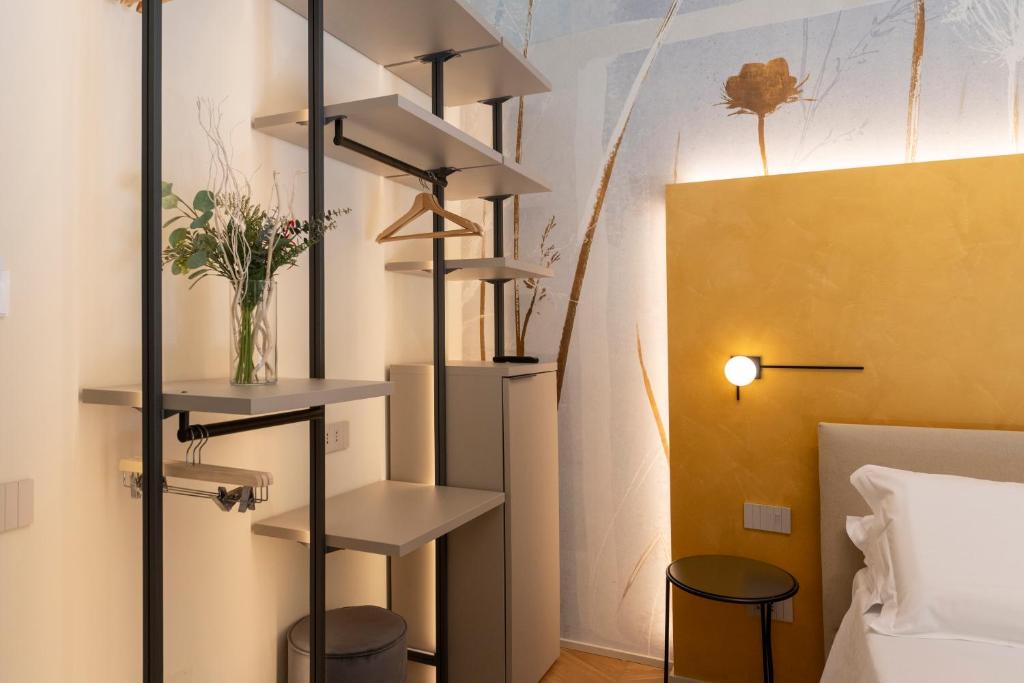 Postel nebo postele na pokoji v ubytování Marna Relais