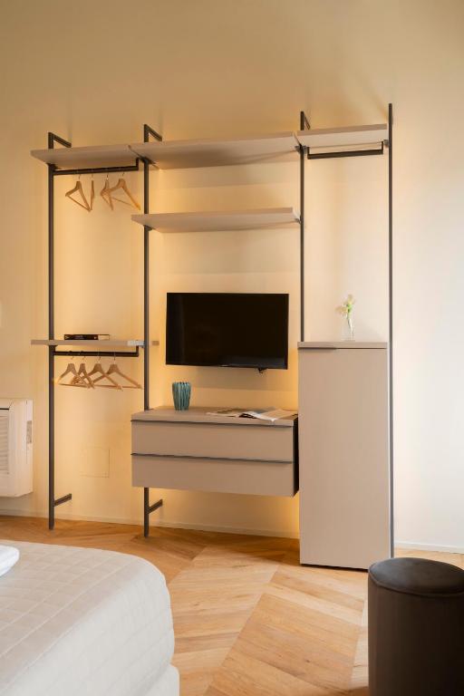 Postel nebo postele na pokoji v ubytování Marna Relais