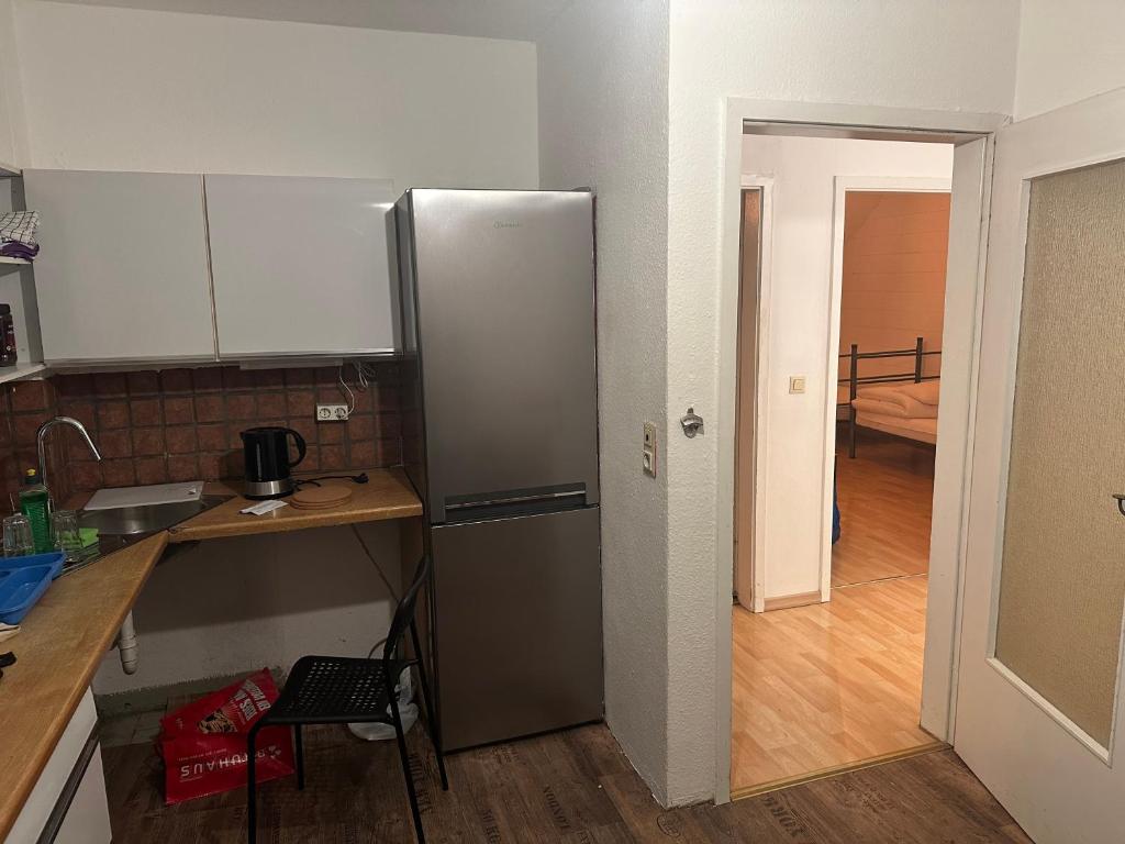 Kuchyň nebo kuchyňský kout v ubytování Pauli Hostel