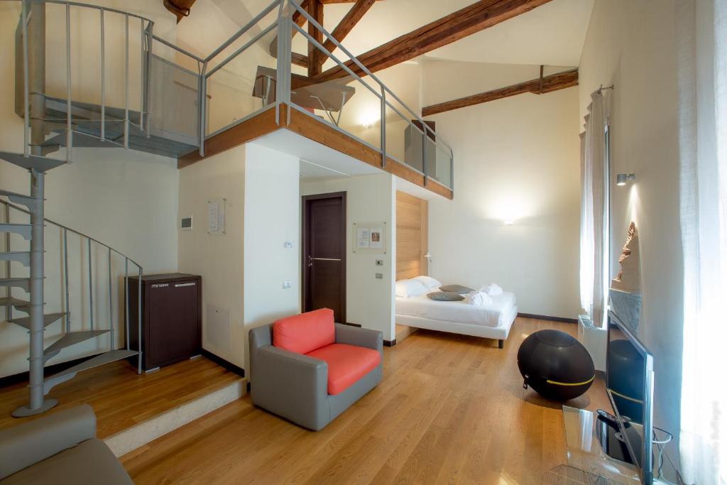 Postel nebo postele na pokoji v ubytování Hotel Annunziata