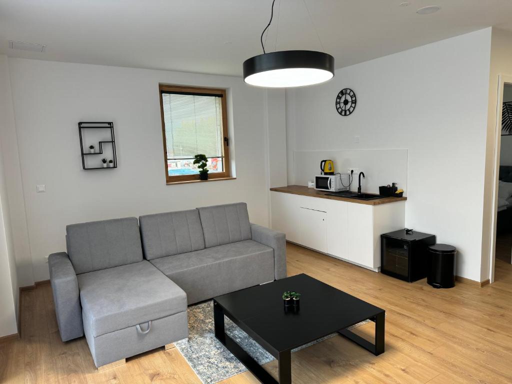 Posezení v ubytování Apartmány Kamenec