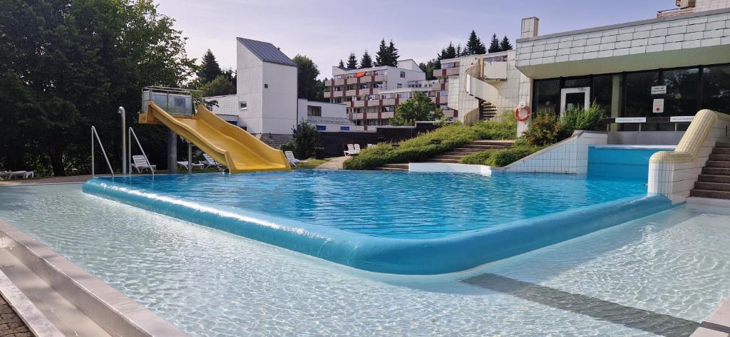 Bazén v ubytování Sauna, Pool und Gartenzugang nebo v jeho okolí