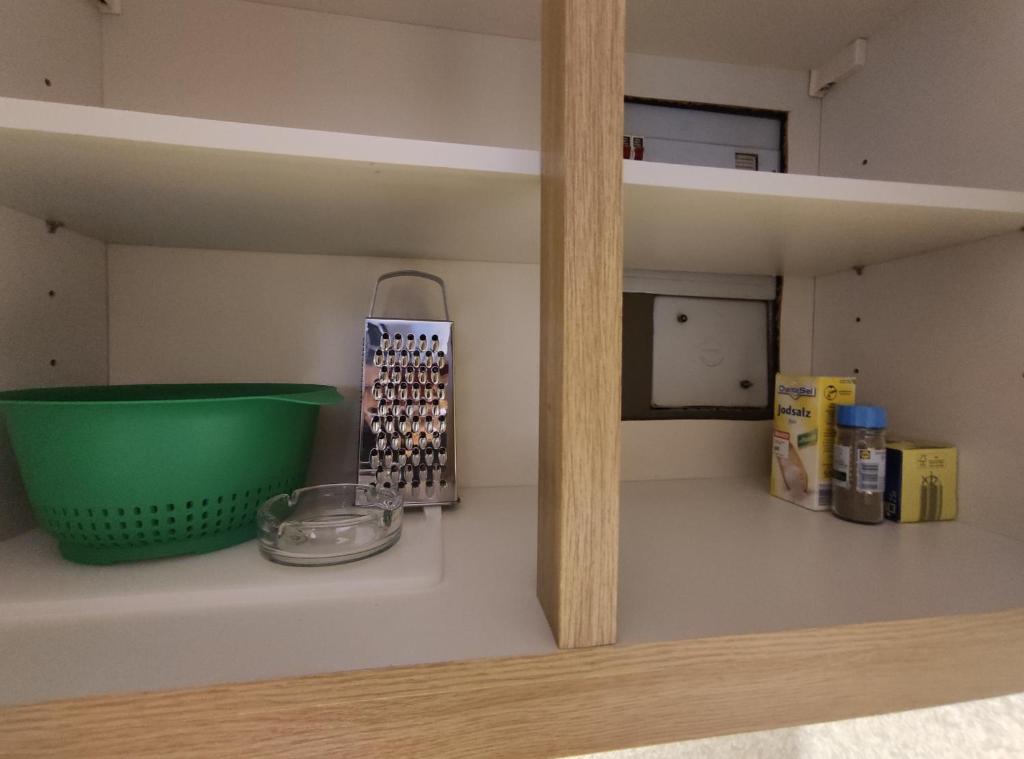 Kuchyň nebo kuchyňský kout v ubytování Sauna, Pool und Gartenzugang