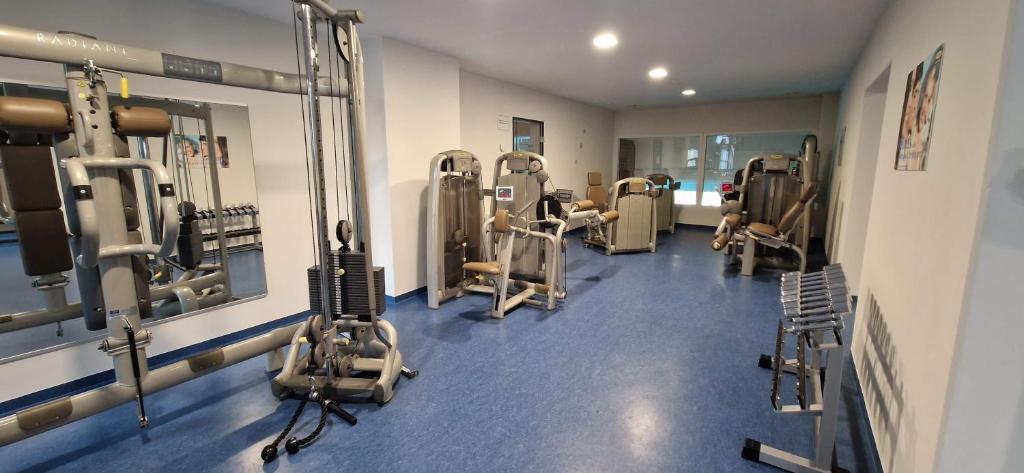 Fitness centrum a/nebo fitness zařízení v ubytování Sauna, Pool und Gartenzugang
