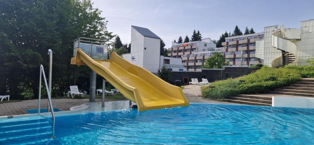 Bazén v ubytování Sauna, Pool und Gartenzugang nebo v jeho okolí