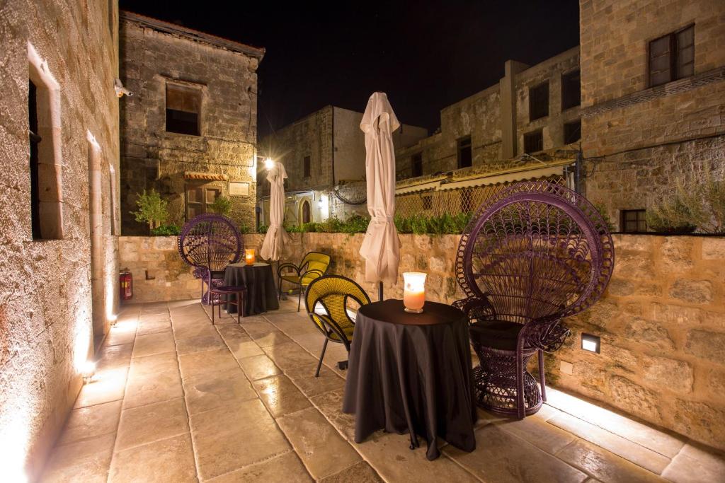 Patio nebo venkovní prostory v ubytování Allegory Boutique Hotel
