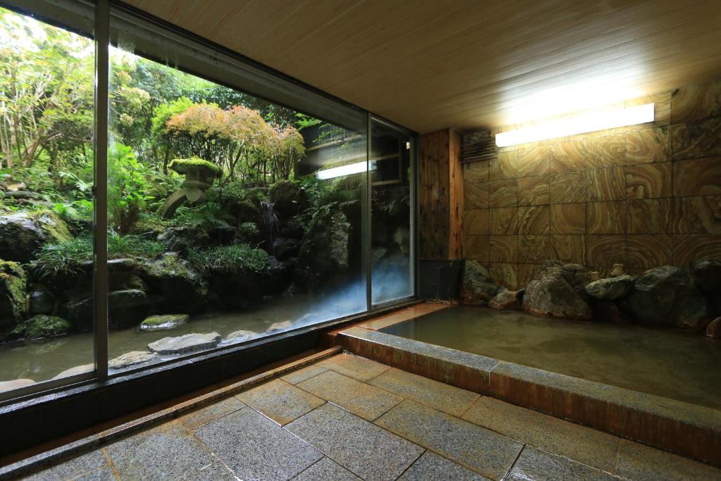 Zahrada ubytování Yoshinoonsen Motoyu