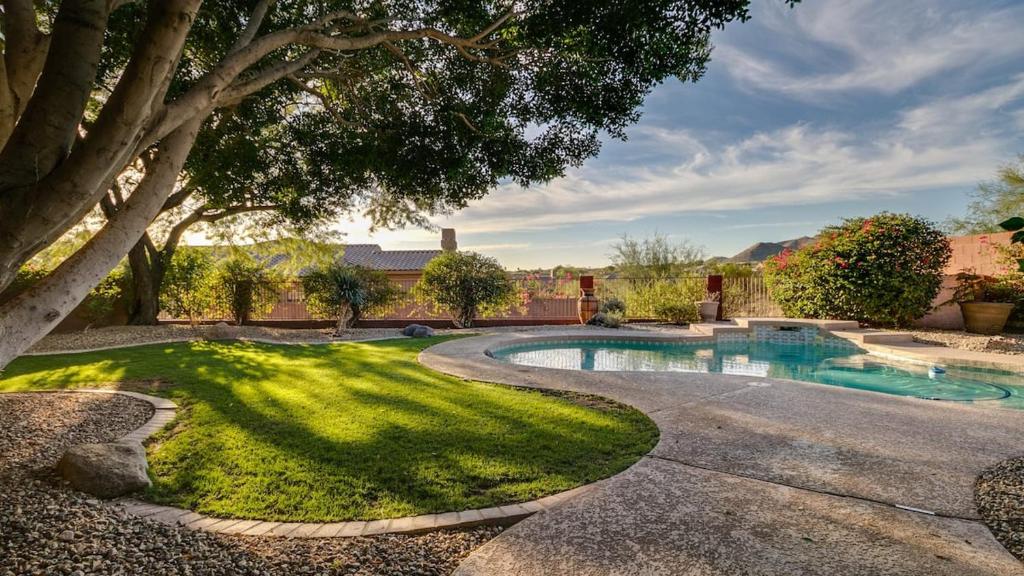 Πισίνα στο ή κοντά στο North Scottsdale Sanctuary w Htd Pool and Views