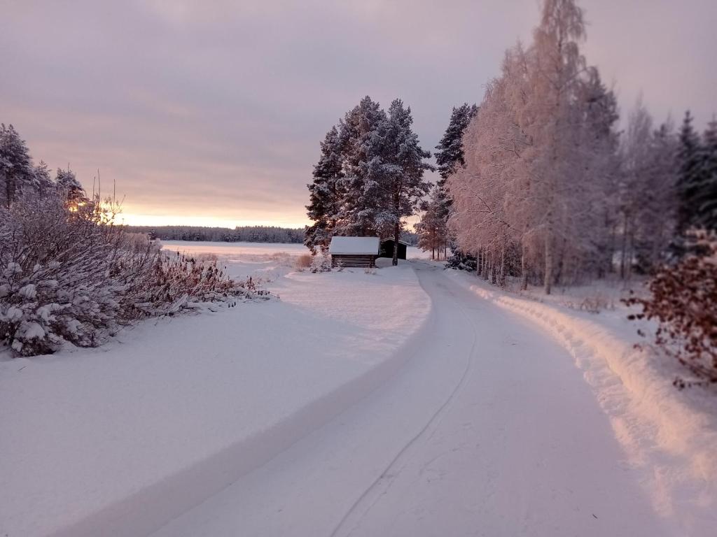 Kamchanod Resort Otermajärvi Vaala Oulu v zimě