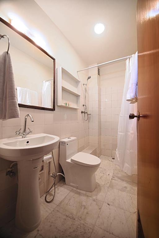 Koupelna v ubytování Nirvana Boutique Hotel