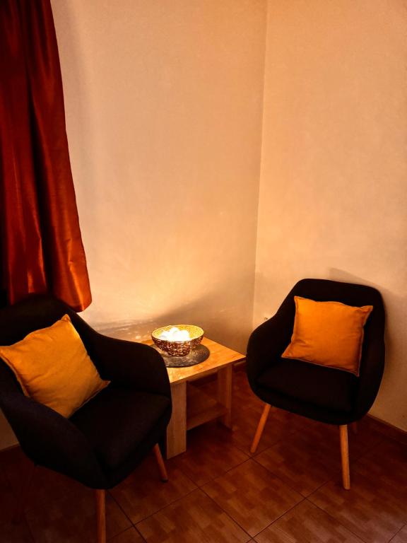 Posezení v ubytování Hřensko 27 Apartmány