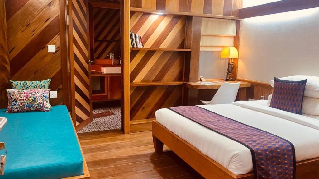 Postel nebo postele na pokoji v ubytování Veranda Natural Resort