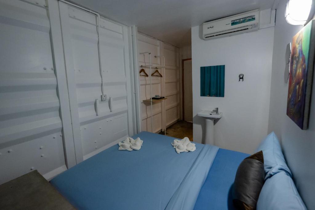 Postel nebo postele na pokoji v ubytování White Rabbit Hostel