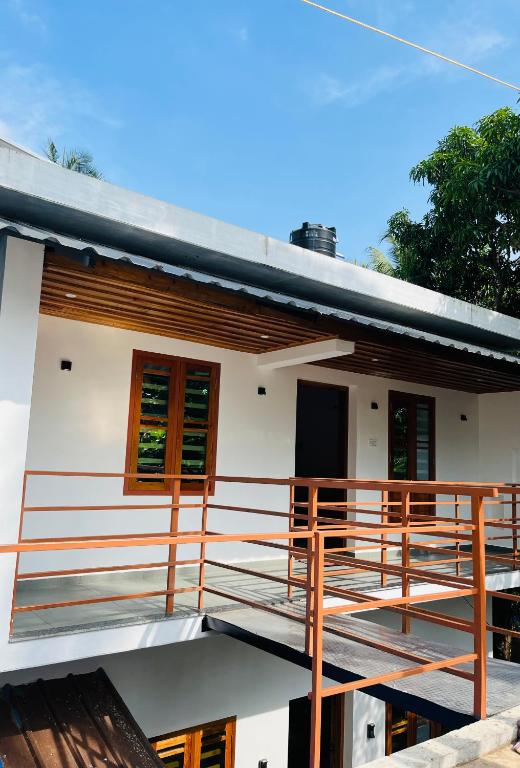 Balkón nebo terasa v ubytování Dove cottage
