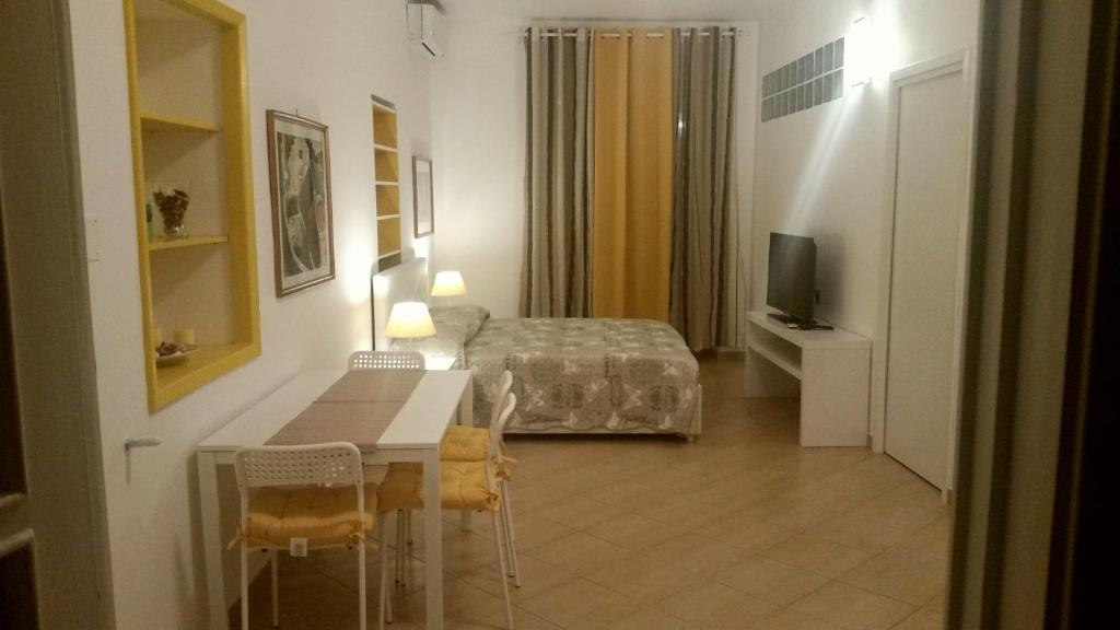 TV a/nebo společenská místnost v ubytování Tortugas B&B