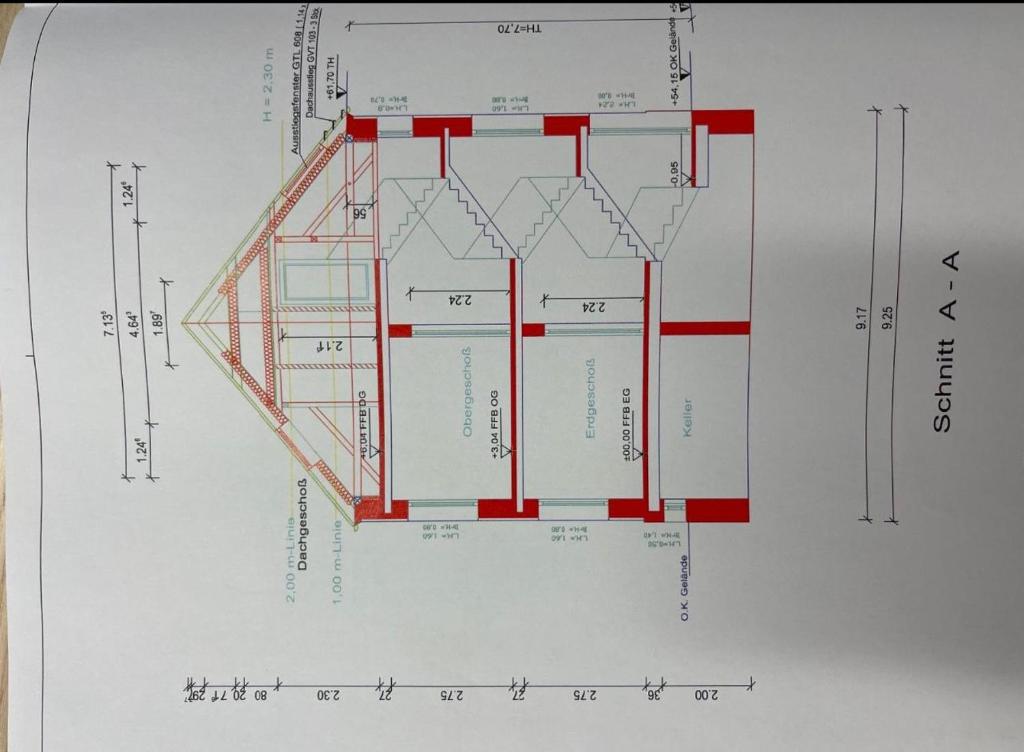 Zeichnung eines Grundrisses eines Gebäudes in der Unterkunft Monteurzimmer/Arbeiterunterkunft/Ferienwohnung in Barleben